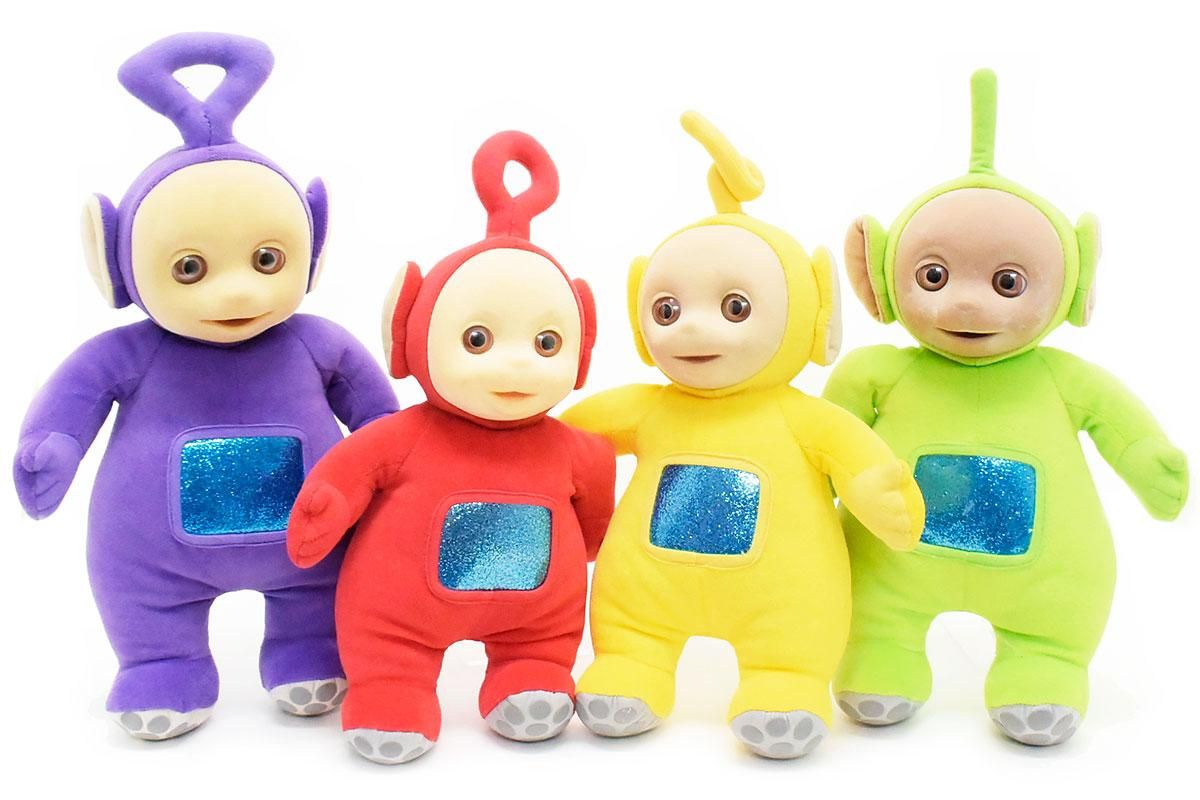 Teletubbies/テレタビーズ・ぬいぐるみ4体セット・(アンテナ含む)高さ