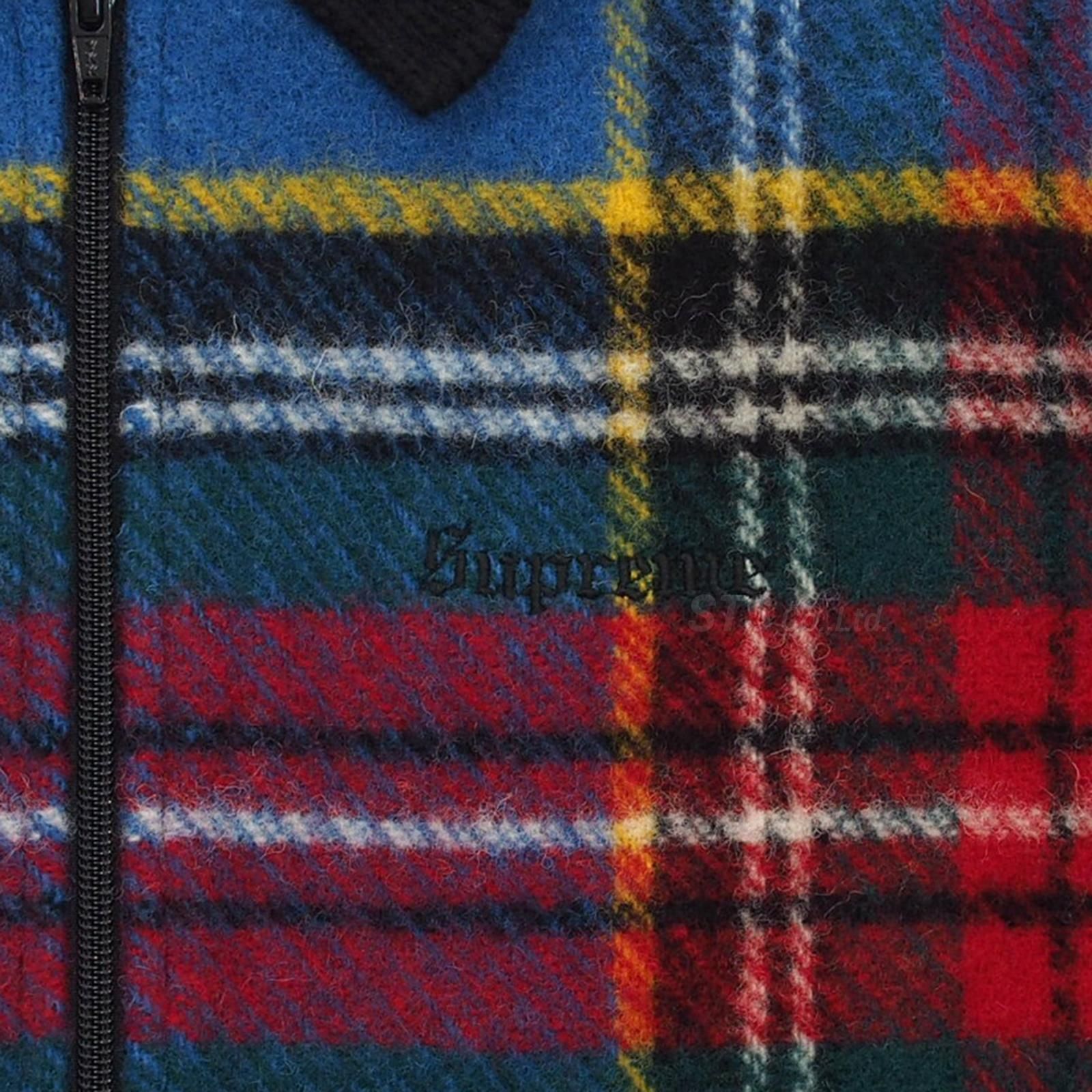 Supreme - Plaid Front Zip Sweater - ParkSIDER