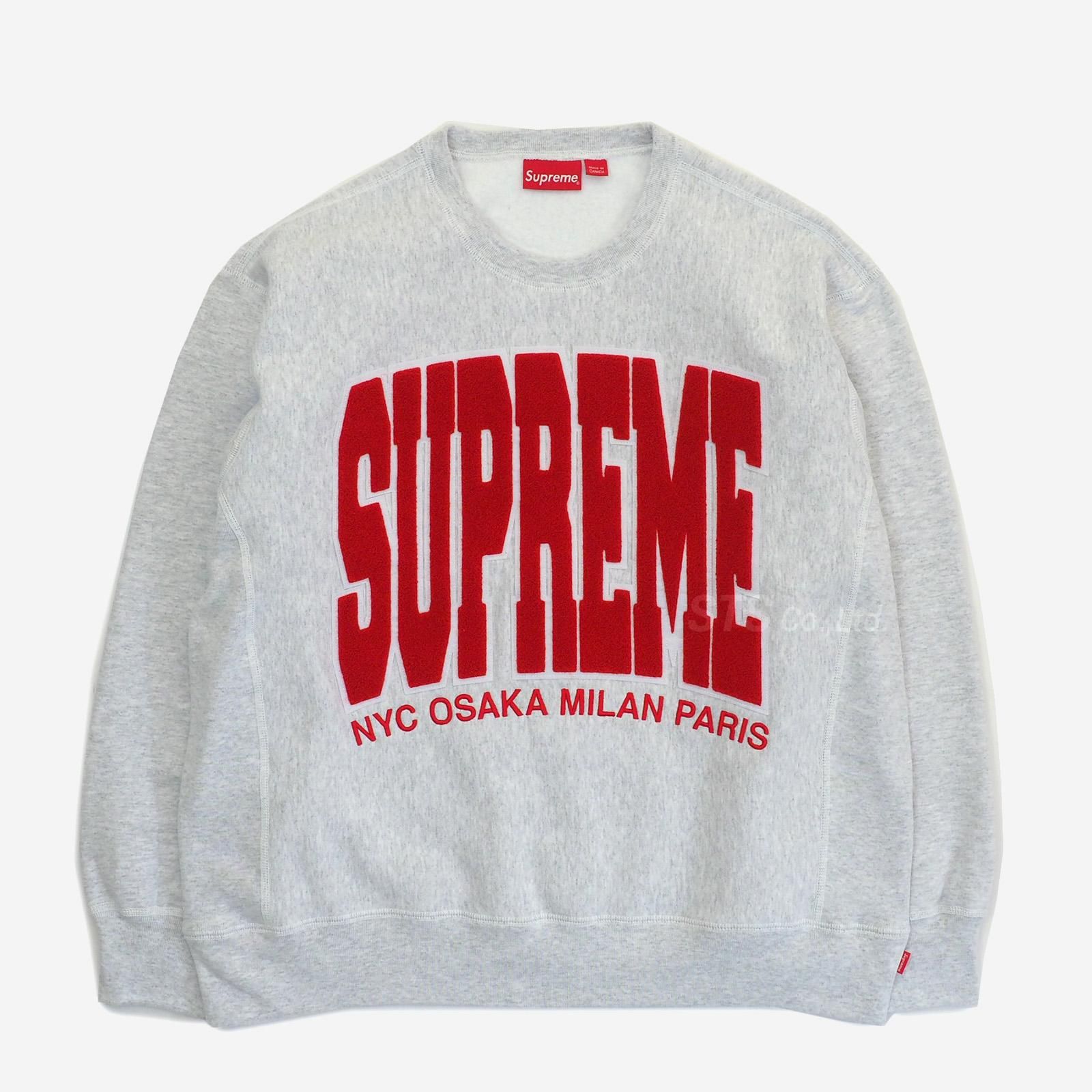 Supreme - Cities Arc Crewneck - ParkSIDER