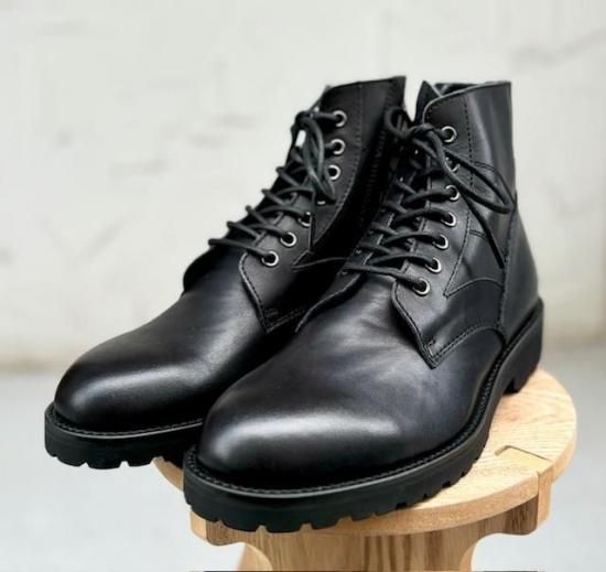 PADRONE（パドローネ） SIDE ZIP LACE UP BOOTS(WATER PROOF LEATHER