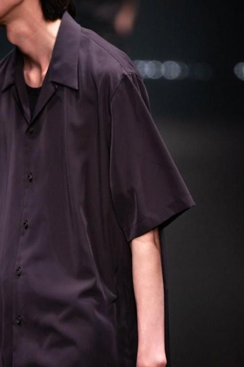 LAD MUSICIAN ラッドミュージシャン OPEN COLLAR SHIRT オープンカラー