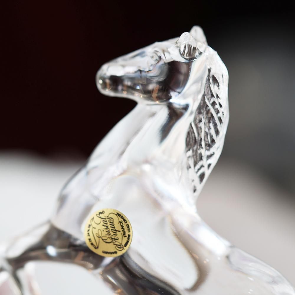 フランス製硝子の馬オブジェ - 海福雑貨通販部