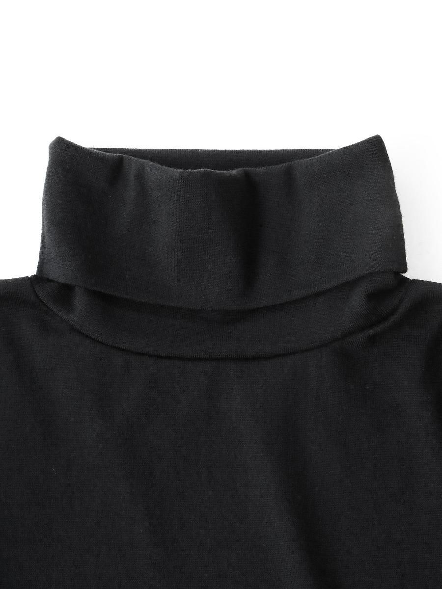 BRAND : Graphpaper MODEL : WASHABLE WOOL HIGH NECK TEE COLOR