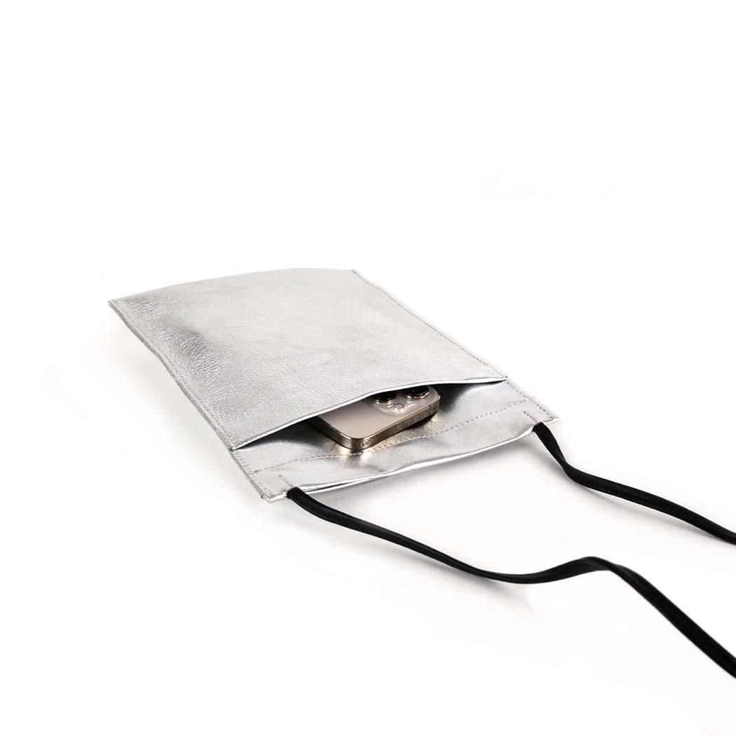 Ense (アンサ) / tate sacoche S001 タテ サコッシュ - ゴート シルバー