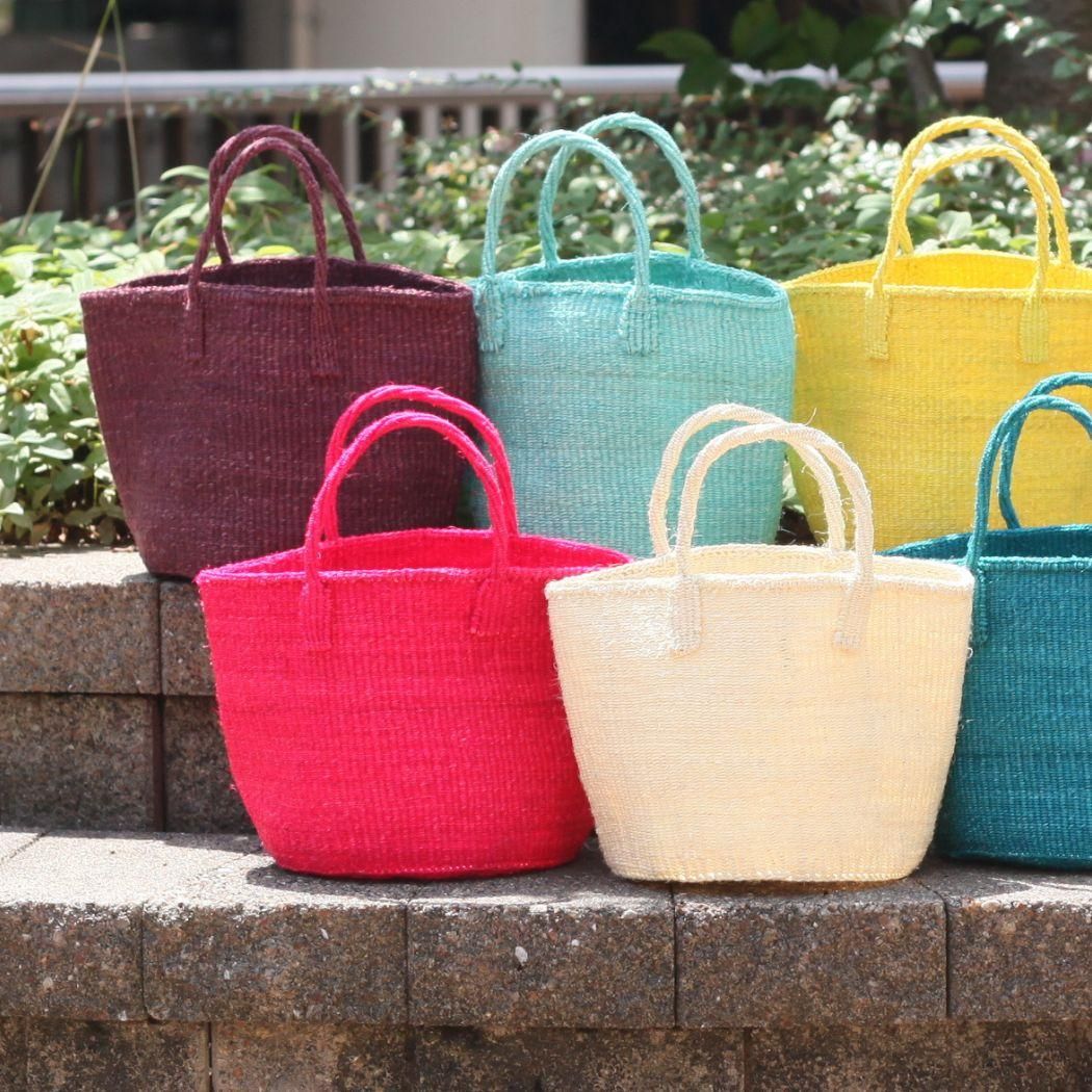 サイザル ラウンド カゴバッグS/ブラック - Eight Hundred Ships & Co.