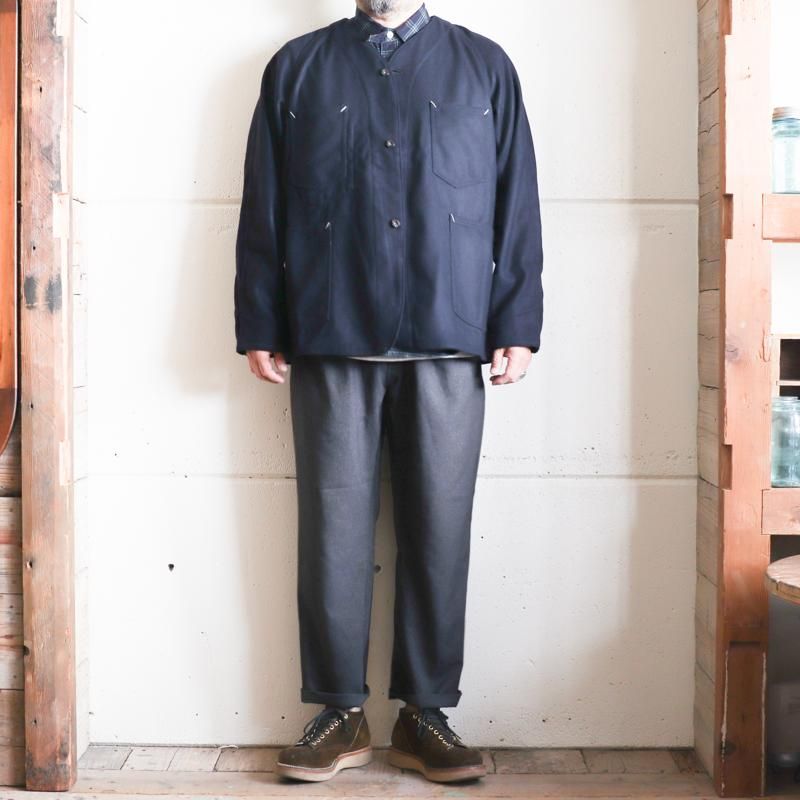 POST O'ALLS【ポストオーバーオールズ】POST42 DV Woolmelton Navy