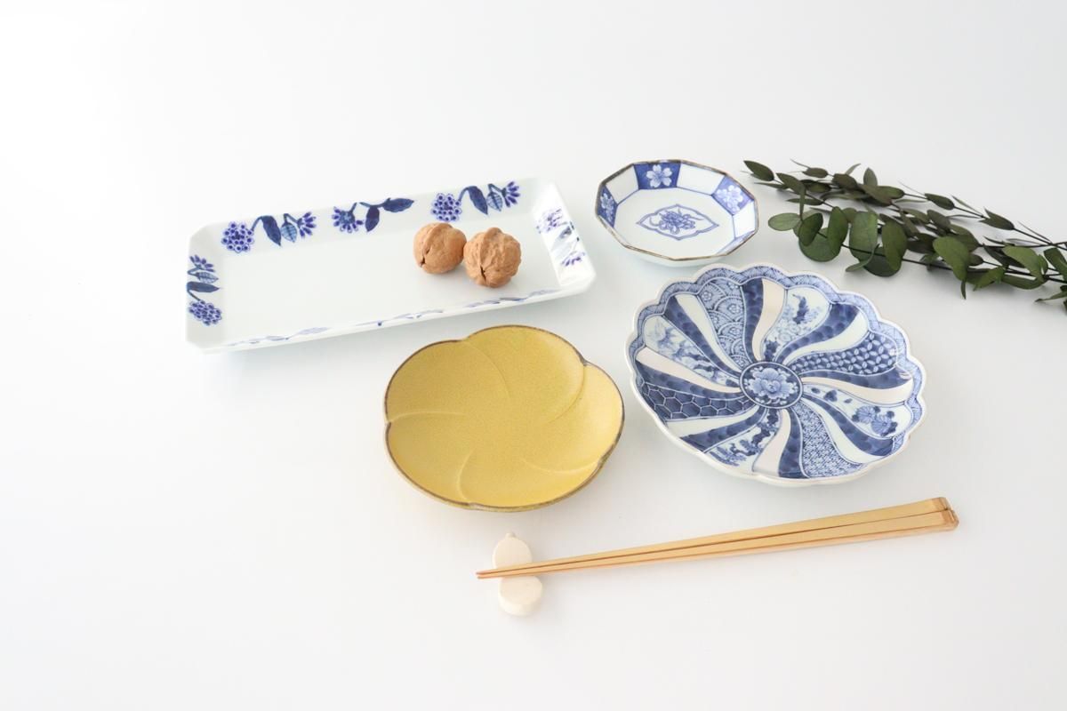 プレート｜16cm｜銀彩祥瑞｜磁器｜林九郎窯｜波佐見焼｜和食器通販