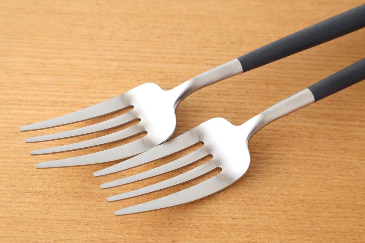 クチポール｜テーブルフォーク｜ブラックシルバー｜ゴア｜Cutipol｜和