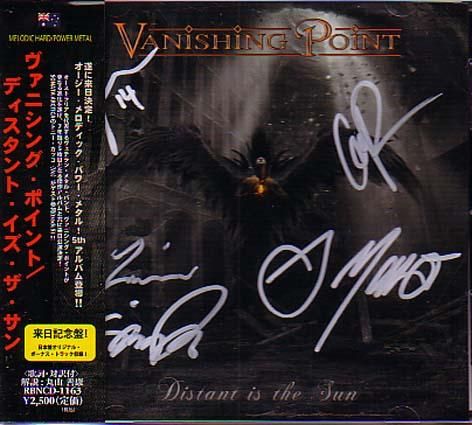 VANISHING POINT / DISTANT IS THE SUN (来日メンバーのサイン入り