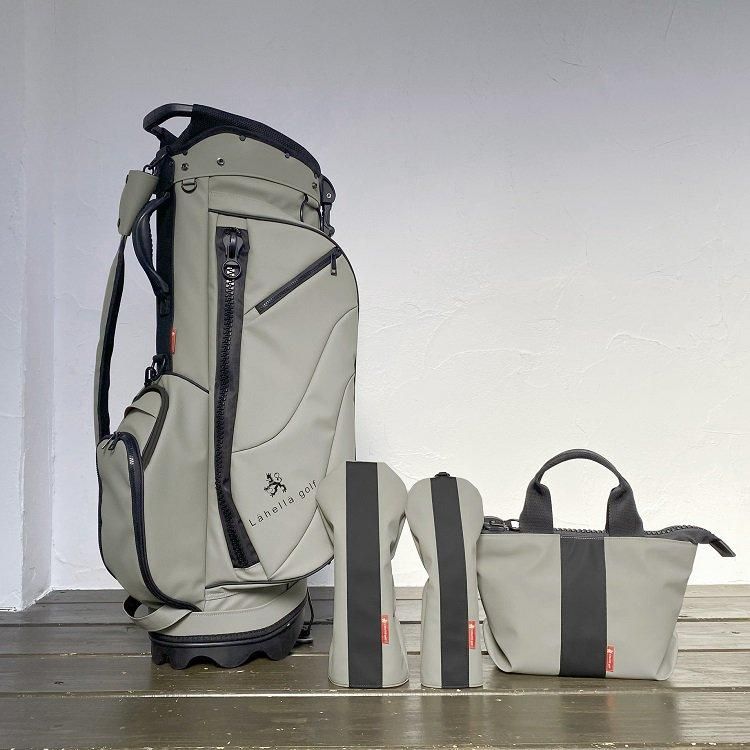 Lahella golf】Big zipperキャディバッグ