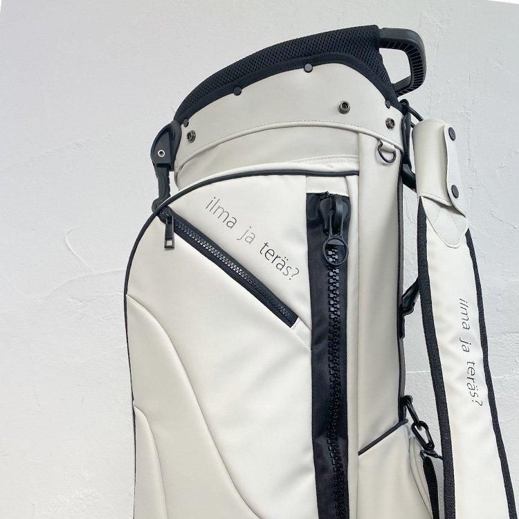 Lahella golf】Big zipperキャディバッグ