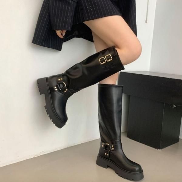 大特価】ブラック ダブルベルト バックルベルト ストラップ ロング