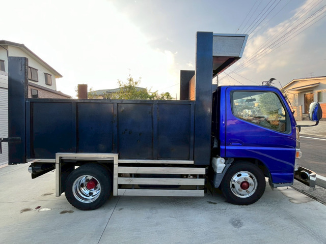 三菱ふそう キャンター ダンプ 新明和製積載2t土砂禁デコトラ仕様車検