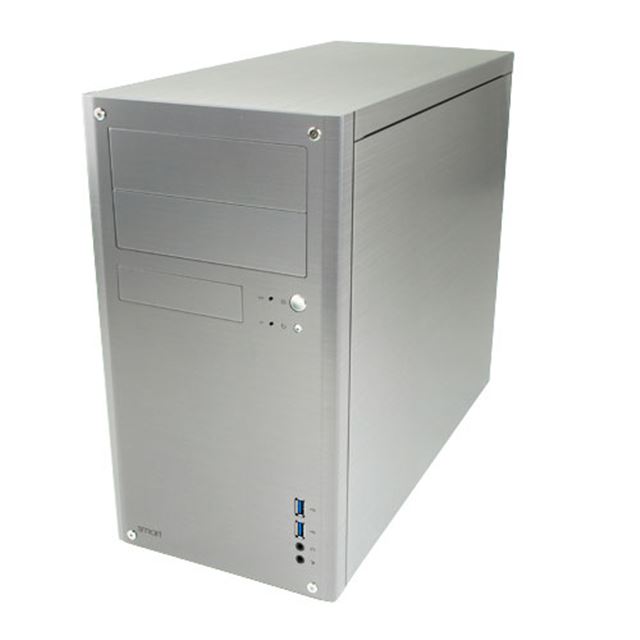Abee SC330T-S✌️マイクロタワーケース PCケース アルミ シルバー