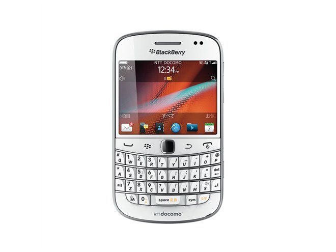 ドコモ、「BlackBerry Bold 9900」に新色Pure Whiteを追加 - 価格.com