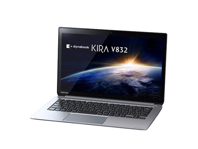 東芝、国内初の13.3型WQHD液晶搭載Ultrabook「dynabook KIRA V832