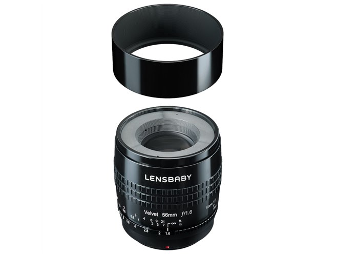 Lensbaby、マニュアルレンズ「Velvet 56」にEマウント用などを追加
