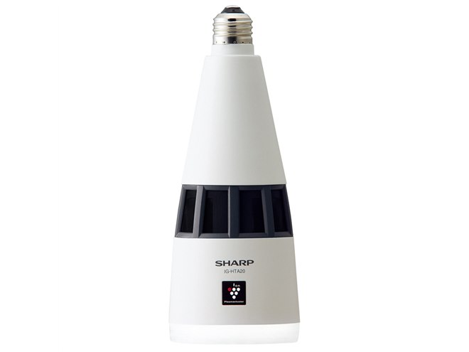 シャープ、天井に設置してトイレなどを消臭するプラズマクラスター