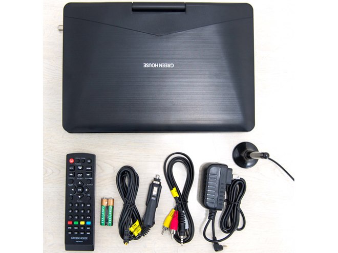 グリーンハウス、11.4型液晶搭載のポータブルブルーレイプレーヤー