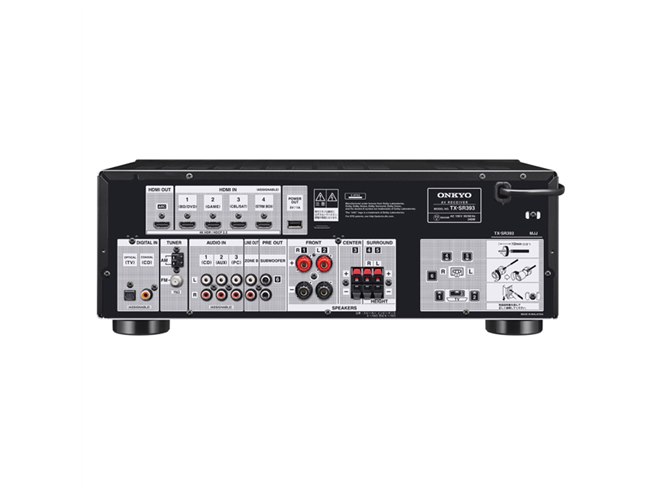 オンキヨー、Dolby Atmos/DTS:X対応の5.2ch AVレシーバー「TX-SR393（B