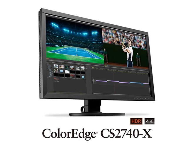 EIZO、映像制作向けHDR表示対応の27型4K液晶「ColorEdge CS2740-X