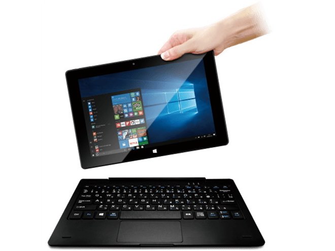 着脱式キーボード付きで27,800円、10.1型Windows10 Proタブレット発売
