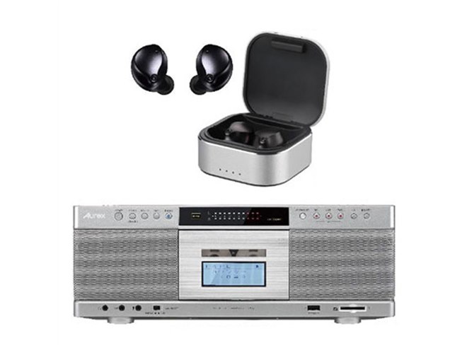 東芝、Bluetooth送受信対応CDラジカセと完全ワイヤレスイヤホンの2機種