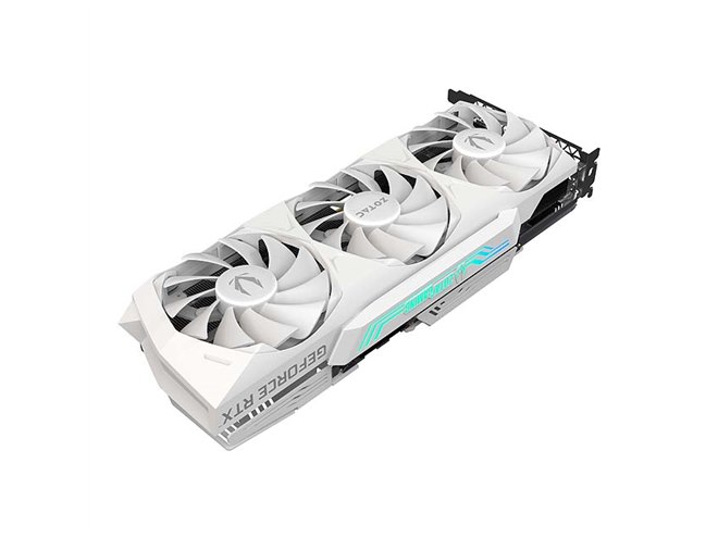 ZOTAC、ホワイトカラーを採用した「GeForce RTX 3080」搭載ビデオ