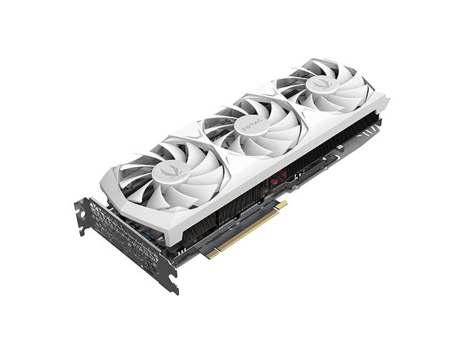 ZOTAC、ホワイトカラーを採用した「GeForce RTX 3080」搭載ビデオ