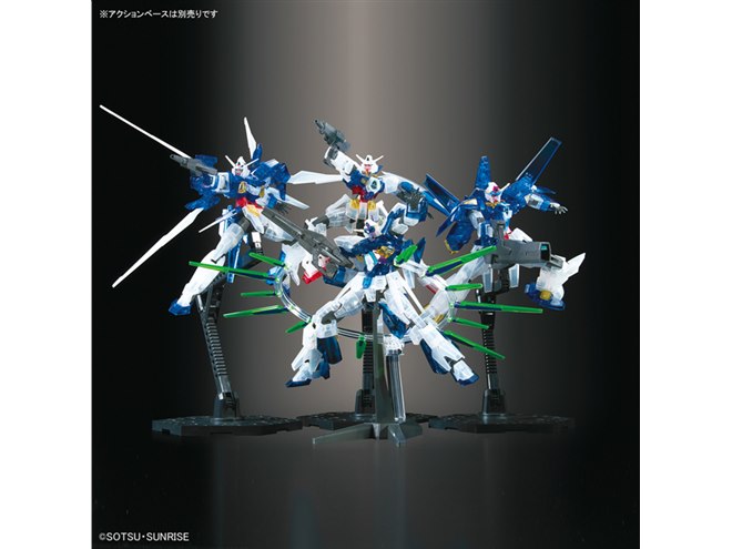 機動戦士ガンダムAGE」主役4機体がクリアカラー限定ガンプラセットに