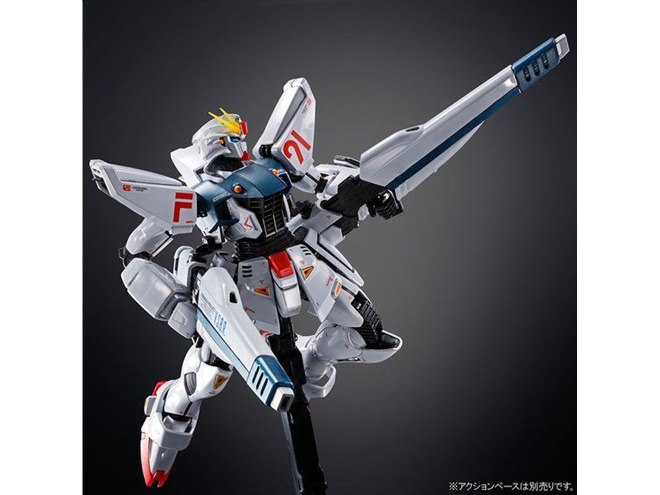 チタニウムフィニッシュ加工のMGガンプラ「ガンダムF91」、ラフレシア
