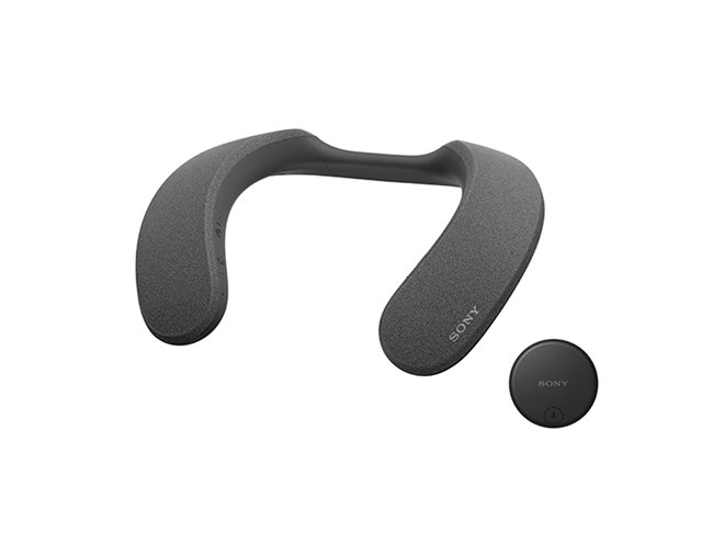 ソニー、「BRAVIA XR」で立体音響を楽しめるネックバンドスピーカーを