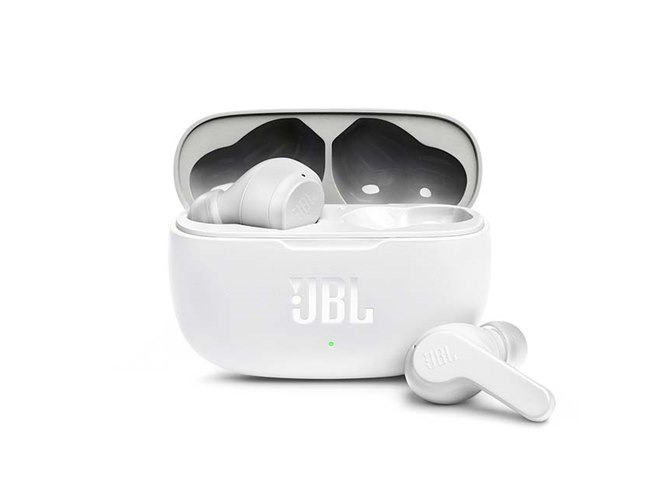 JBL、ショートスティック型の完全ワイヤレスイヤホン「WAVE200TWS