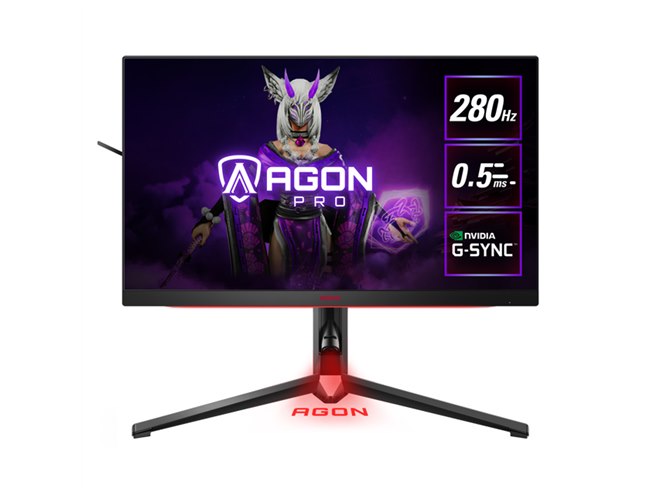 AOC、最大280Hzの高速リフレッシュレートに対応する競技用ゲーミング