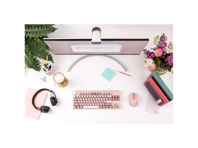 ロジクール、無線メカニカルキーボード「K855」に新色ブルーグレー