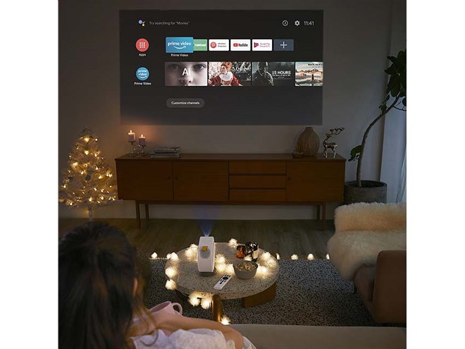 BenQ、天井投影に対応したモバイルLEDプロジェクター「GV11」 - 価格.com