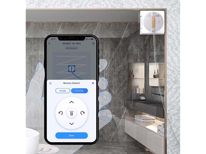 エコバックス、クロスオートスプレーを初採用した窓掃除ロボット