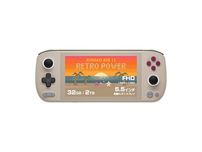 軽量約450gで「Ryzen 7 7840U」を搭載した5.5型ゲーミングPC「AYANEO