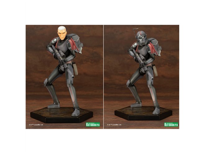 バッド・バッチ」クロスヘアーの1/7フィギュア、照準線付き素顔パーツ