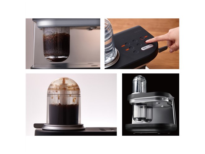 タイガー、サイフォン式コーヒーの抽出を自動化した「Siphonysta