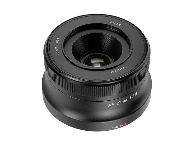 七工匠、Zマウント用のAPS-C対応単焦点レンズ「7Artisans 27mm F2.8 AF