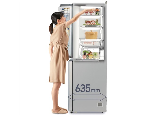 AQUA、奥行き635mmの薄型冷凍冷蔵庫「TZシリーズ」2024年モデル - 価格.com