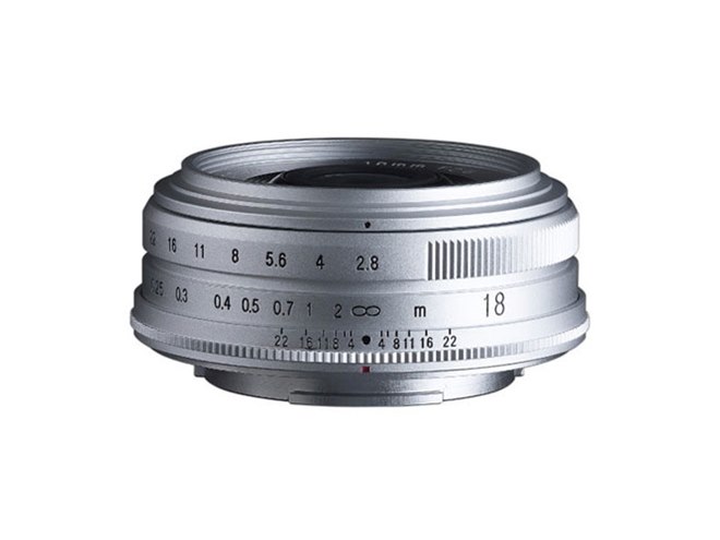 コシナ、Xマウント用広角パンケーキレンズ「18mm F2.8 Aspherical