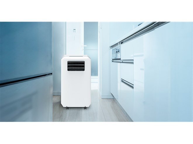 スリーアップ、窓への排熱ダクト設置が不要の「排熱レス スポットエア