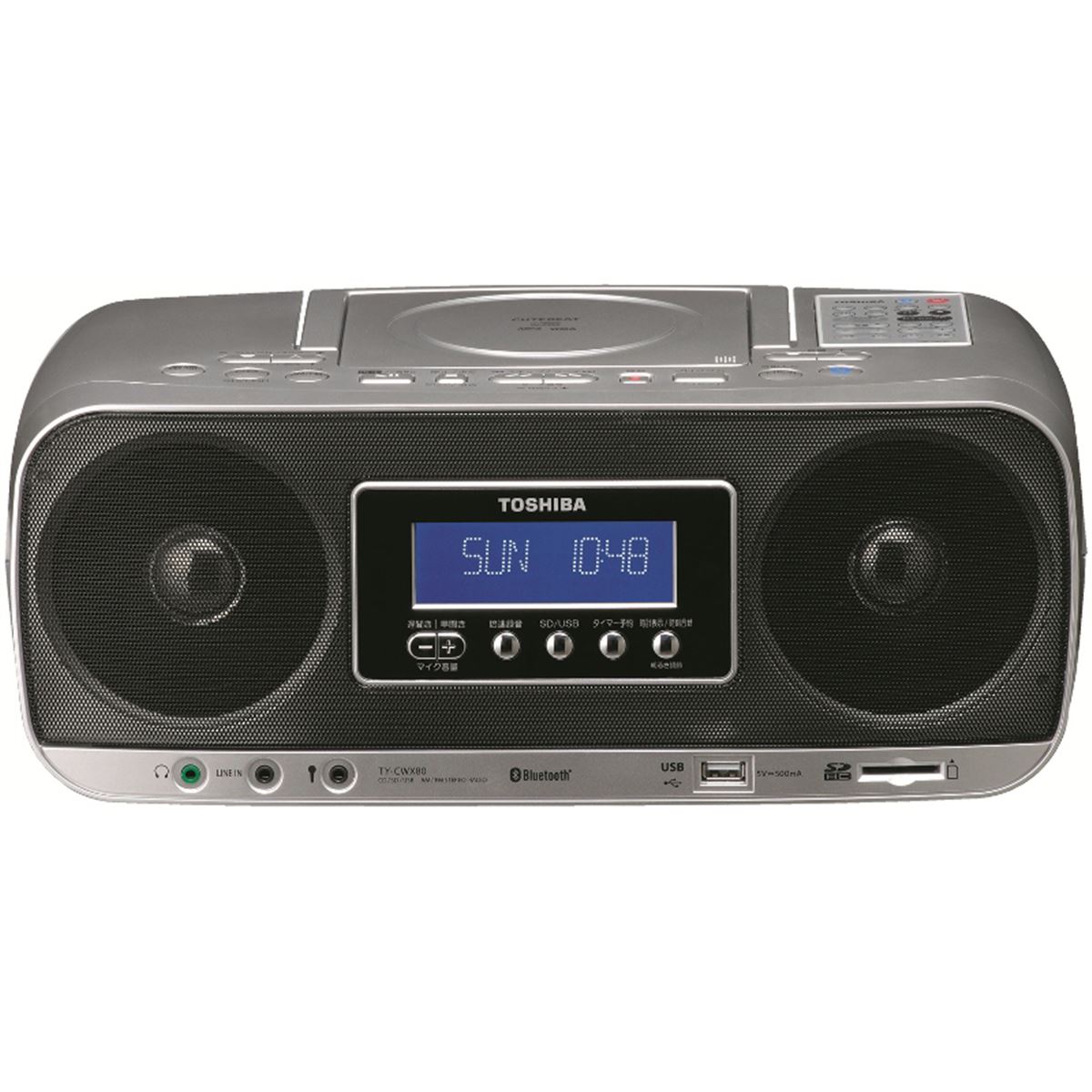 東芝、SDカード/USBメモリーへの録音が可能なBluetooth対応CDラジオ