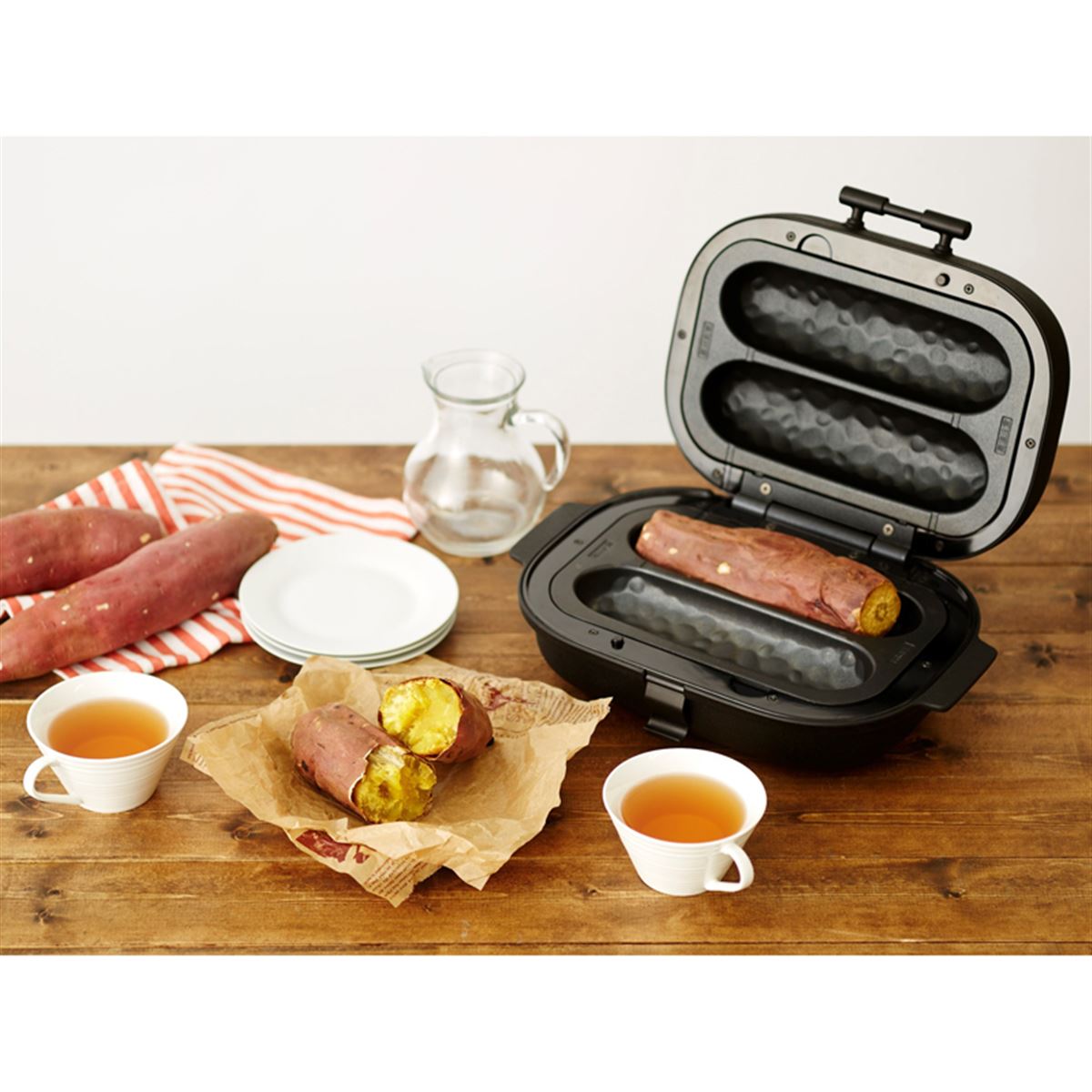 ドウシシャ、焼き芋を“簡単に美しく”焼ける「焼き芋メーカー Bake Free