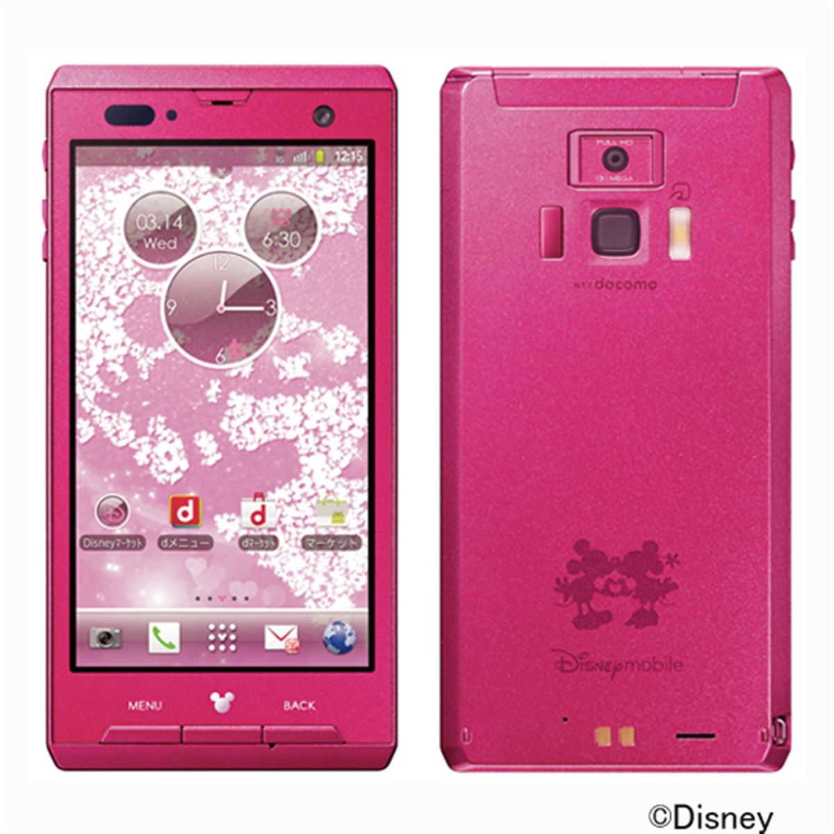 ドコモ、ディズニースマホ「Disney Mobile on docomo」を発表 - 価格.com