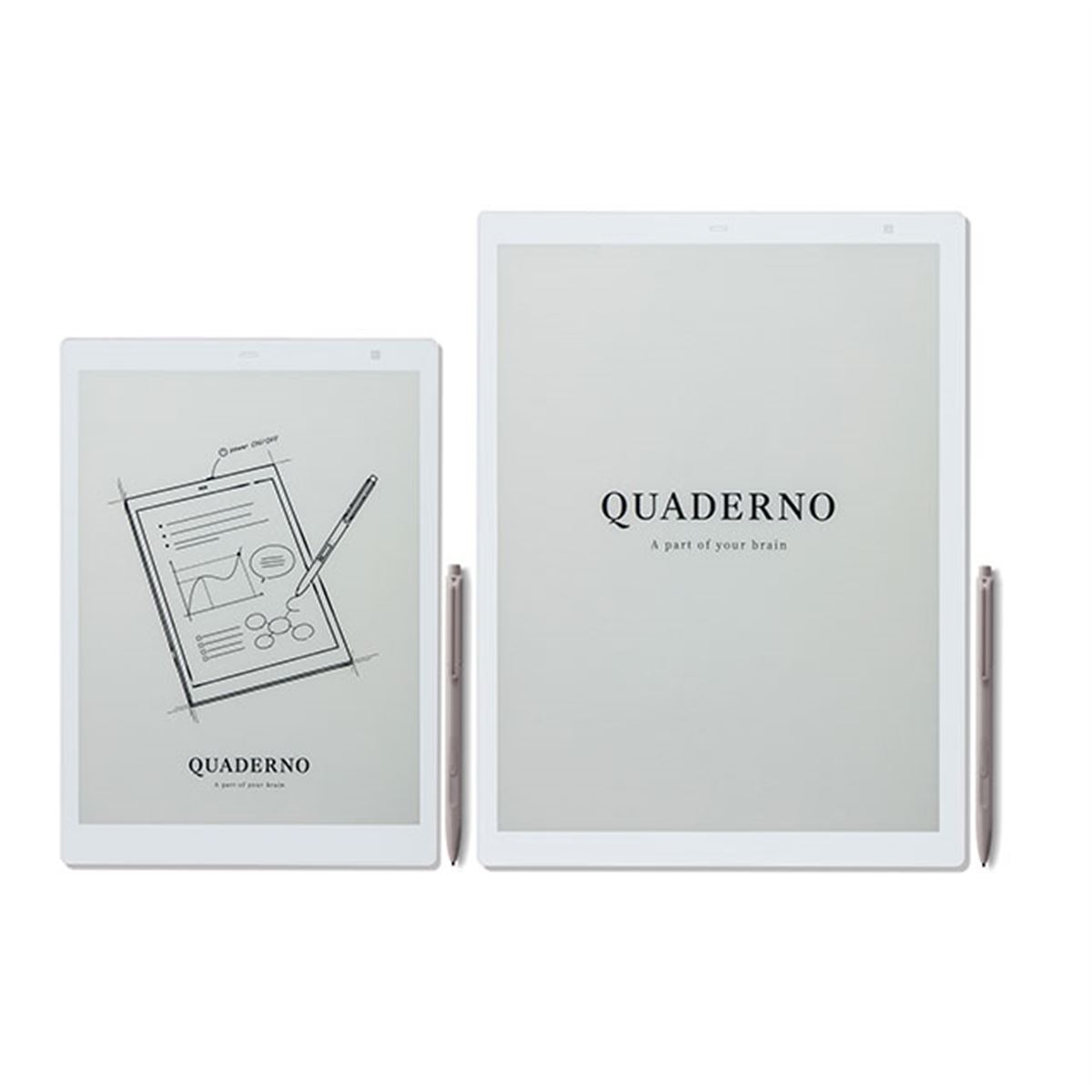 富士通、ワコム デジタイザ搭載の電子ペーパー「QUADERNO」を本日7/8