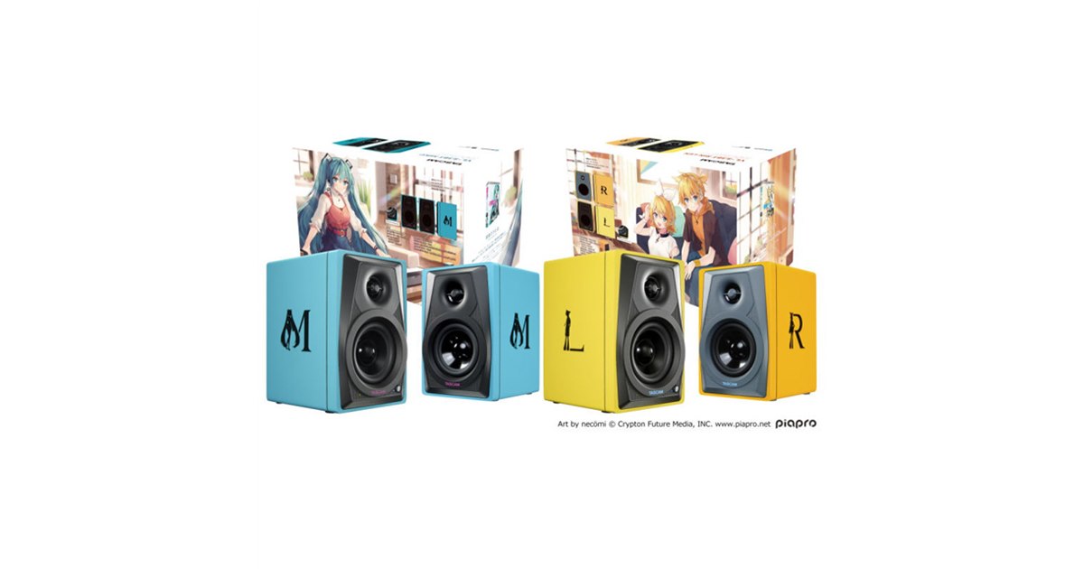 ツクモ、「初音ミク」「鏡音リン・レン」モデルのBluetoothモニター