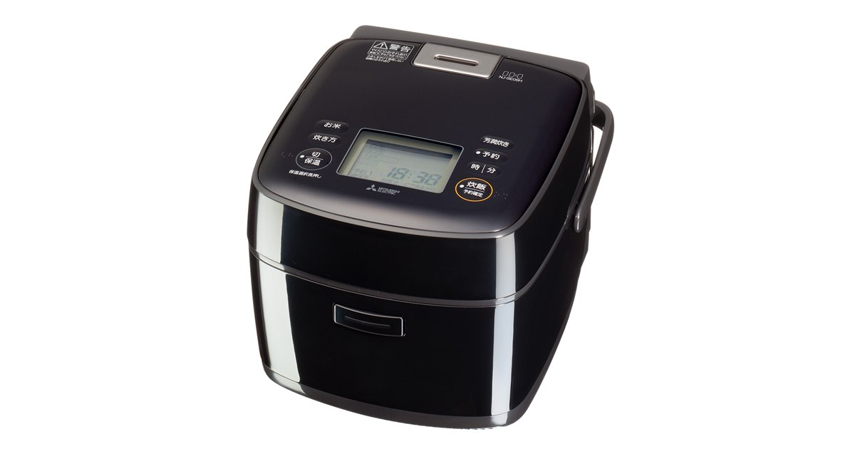 三菱電機、「うま早モード」を新搭載した3.5合炊き炊飯器「備長炭 炭炊